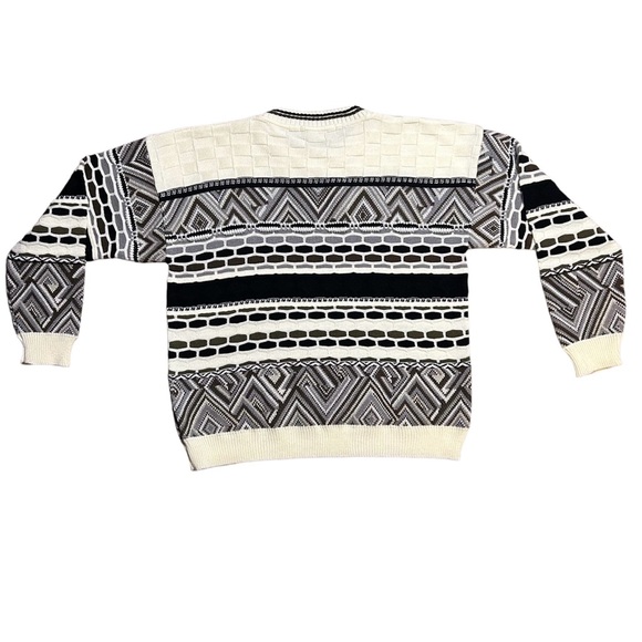 VINTAGE | Made in the US Men’s Protegē Abstract Crewneck Sweater - Sz Large -EUC - Picture 7 of 8